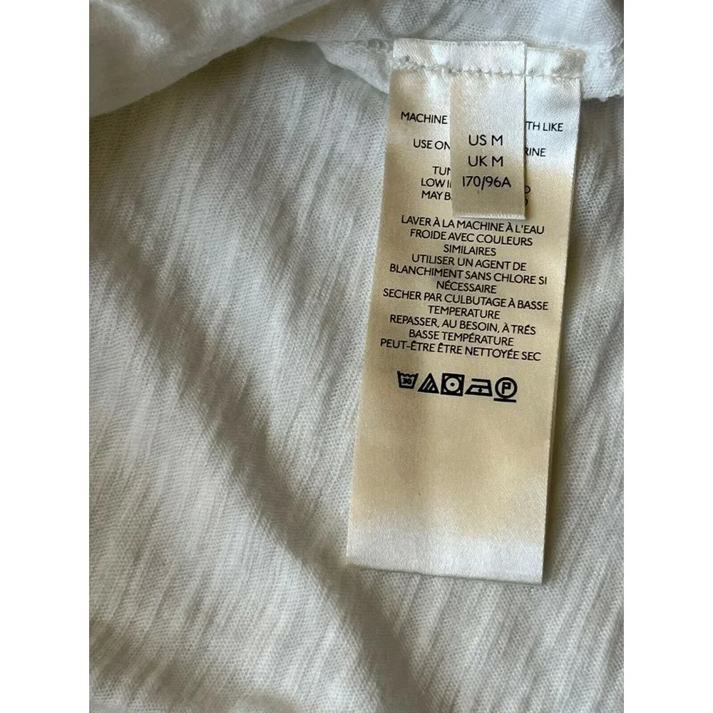 Free People Womens White On My Mind Oversized Light V-Neck Shirt By We The Free - Picture 4 of 11